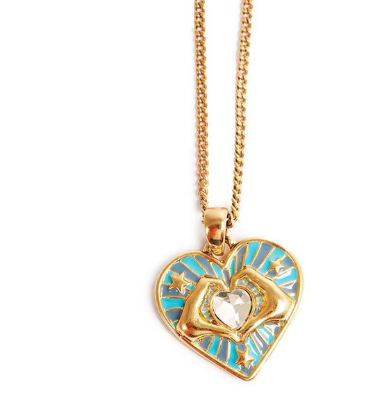 The Heart Hands Necklace