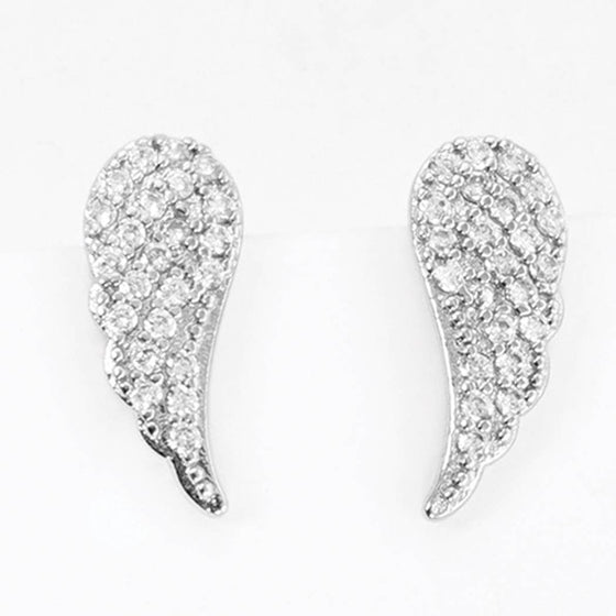 Gold Dipped Cupid Wing Earrings