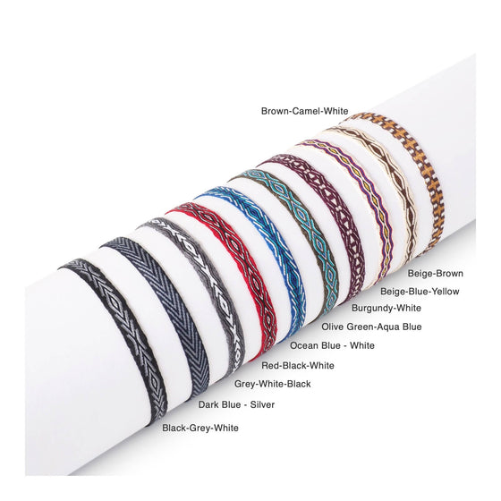 Mens Surfer Bracelet | Stackable Bracelet | Waterproof | Beige Brown