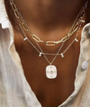 Double Side Amulet- Steel Necklace