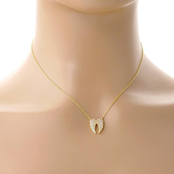 Hand Made Cupid Wings Necklace