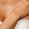 Growth & Inspiration 2mm Layered Healing Bracelet (Gold)