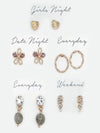 Multipack Stud Earrings Set with Gift Box