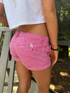 Vintage Abercrombie Pink Plaid Trouser Shorts