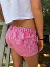 Vintage Abercrombie Pink Plaid Trouser Shorts