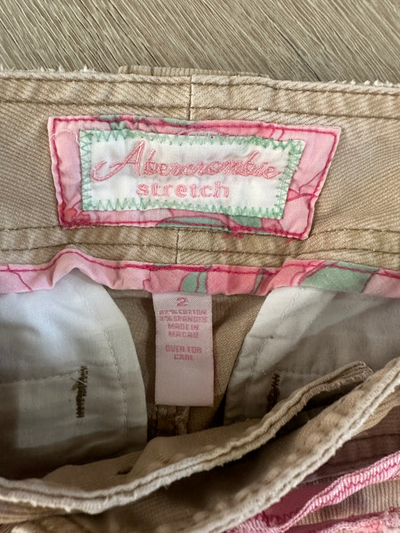 Y2K Early 2000s Abercrombie Capri Pants