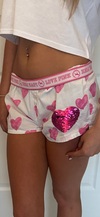 Victoria's Secret Y2K Pink Hearts Lounge Shorts
