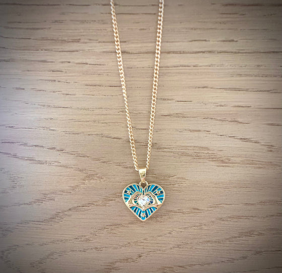 The Heart Hands Necklace