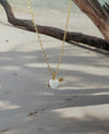 Arrow and Heart Opal Pendant Necklace